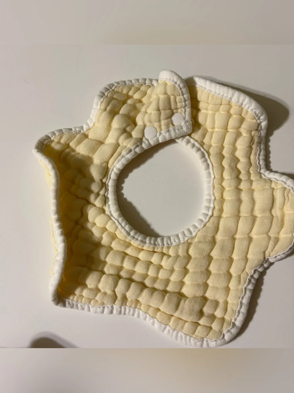 Soft Quilted Baby Bibs - Pastel Green, Blue & Yellow set of 3